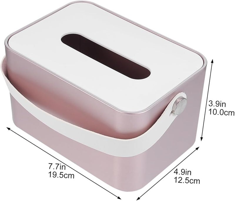 White Multi Functional Desktop Tissue Dispenser Box For Home And Restaurant - Image 2